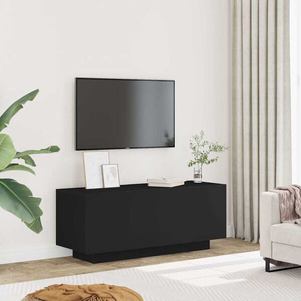 vidaXL خزانة تلفزيون 100×35×40 سم خشب صناعي أبيض
