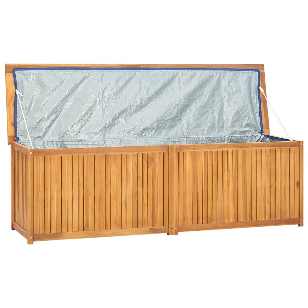 vidaXL صندوق حديقة 175×50×55 سم خشب ساج صلب