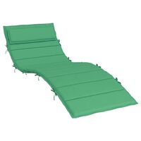 vidaXL وسادة كرسي تشمس لون أخضر 180×60×3 سم قماش أوكسفورد
