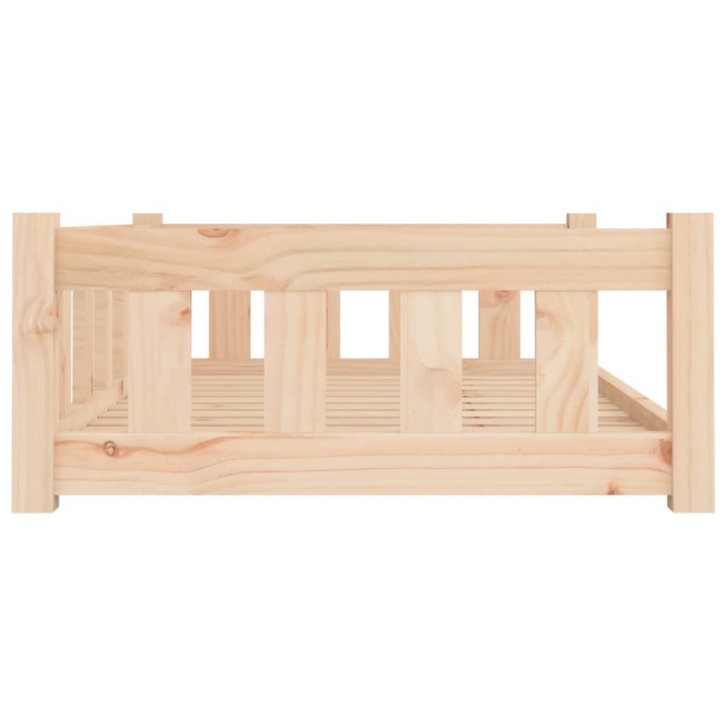 vidaXL سرير كلب 28x65,5x95,5 سم خشب صنوبر صلب