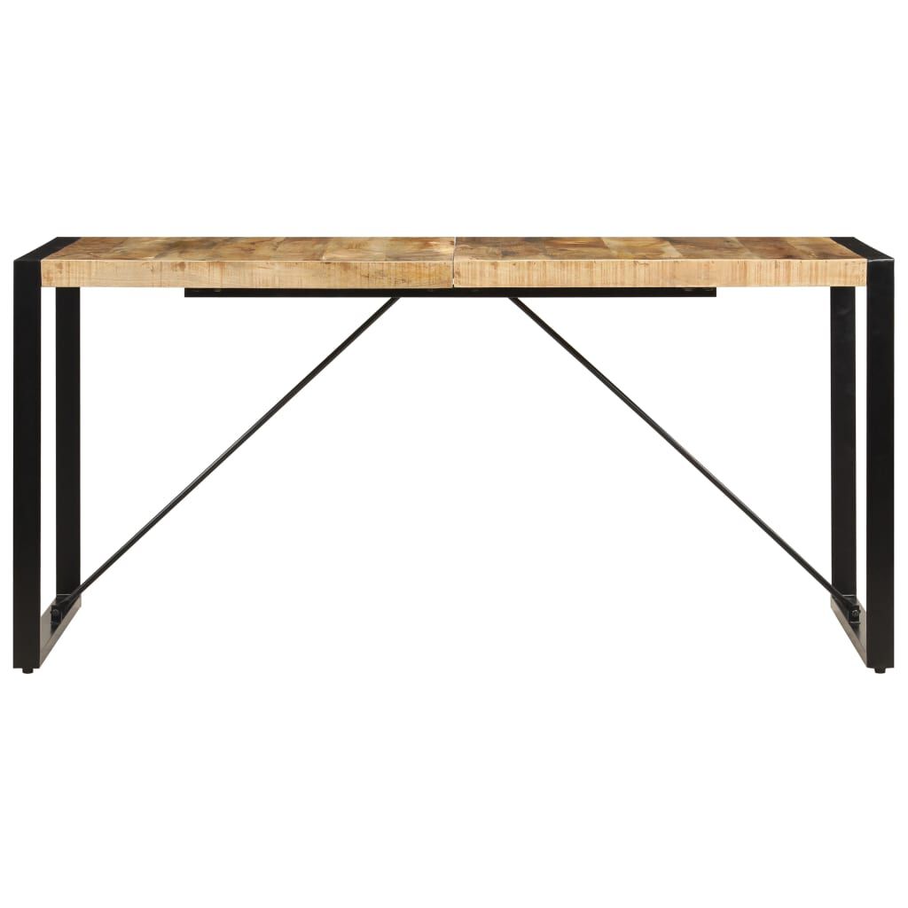 vidaXL طاولة طعام 160×80×75 سم خشب مانجو صلب