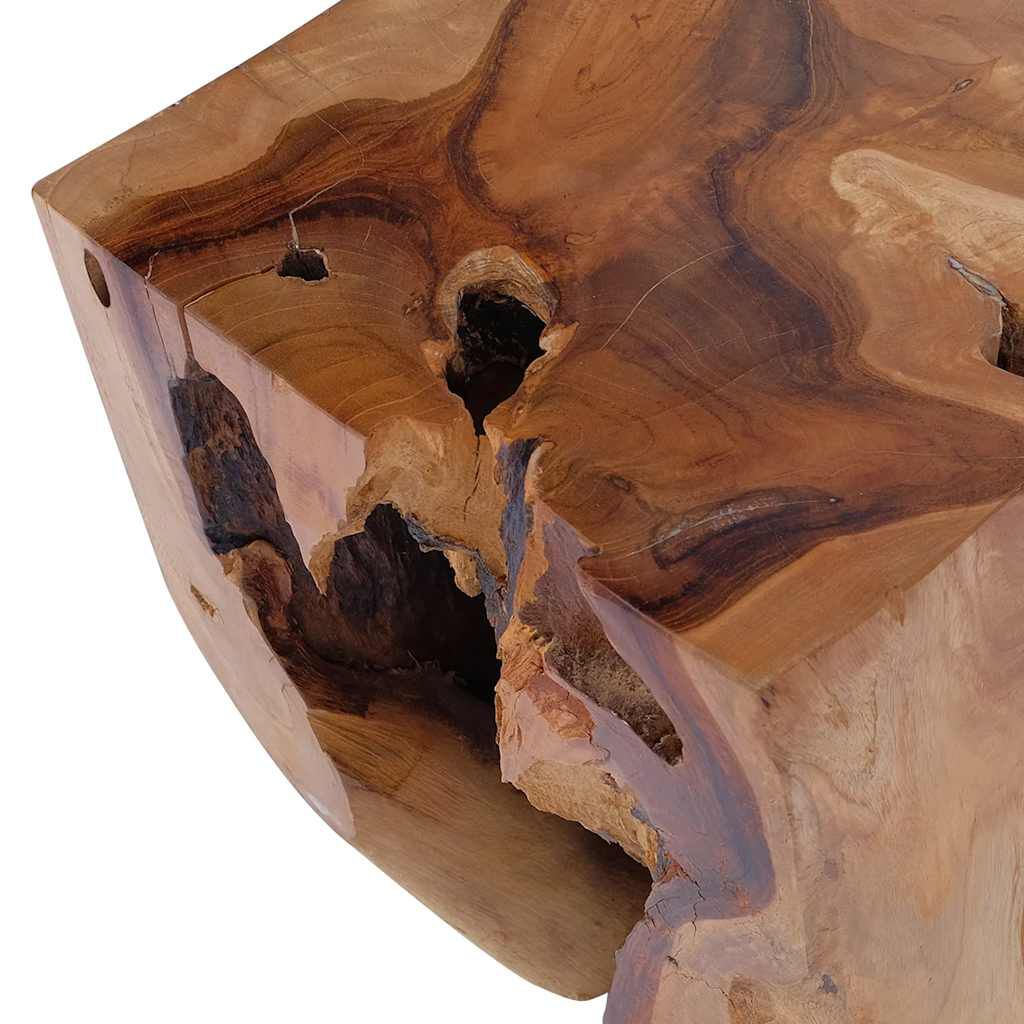 vidaXL مقعد خشب ساج صلب