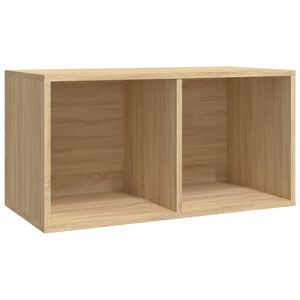 vidaXL صندوق تخزين فينيل سونوما أوك 71&times;34&times;36 سم خشب صناعي