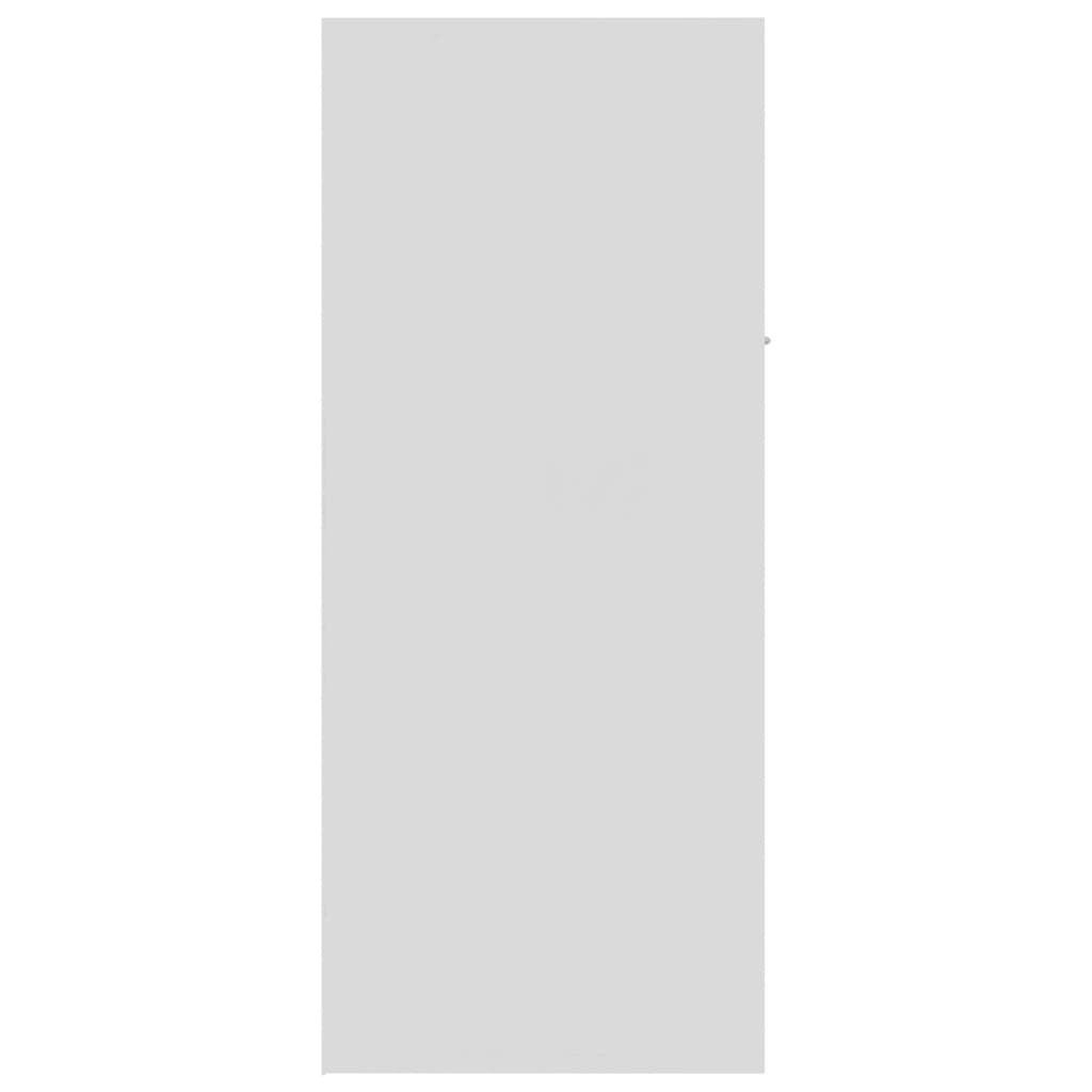 vidaXL خزانة أحذية لون أبيض 60×35×84 سم خشب صناعي