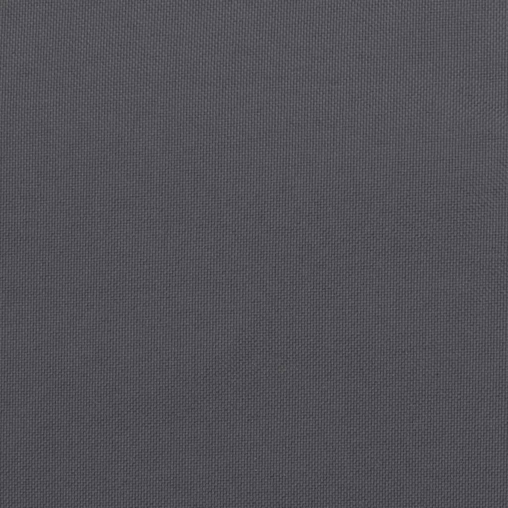vidaXL وسائد كرسي 6 ق أنثراسيت 40×40×7 سم قماش
