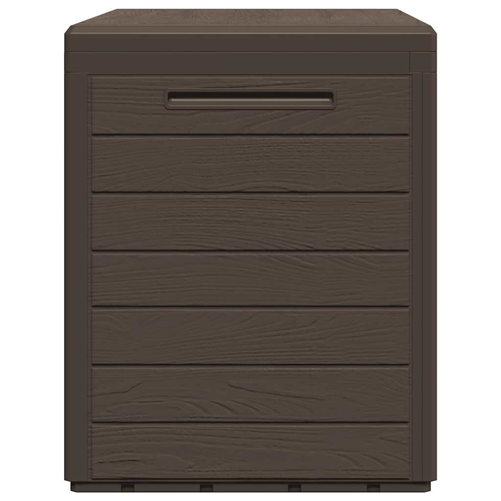 vidaXL صندوق تخزين الحديقة بني 78×44×55 سم