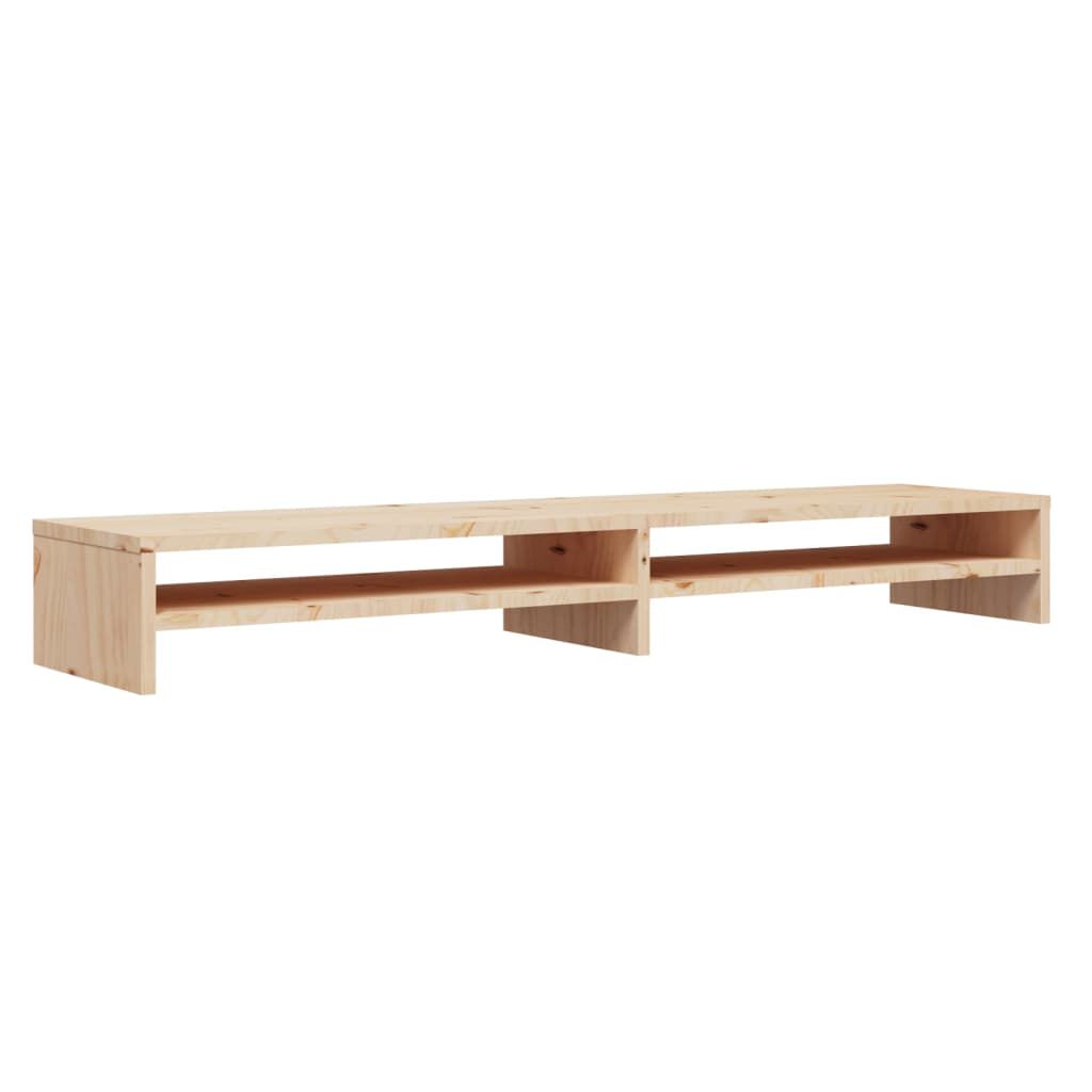 vidaXL حامل شاشة 13x24x100 سم خشب صنوبر صلب