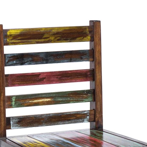 vidaXL كراسي سفرة 2 ق خشب مُستصلح صلب