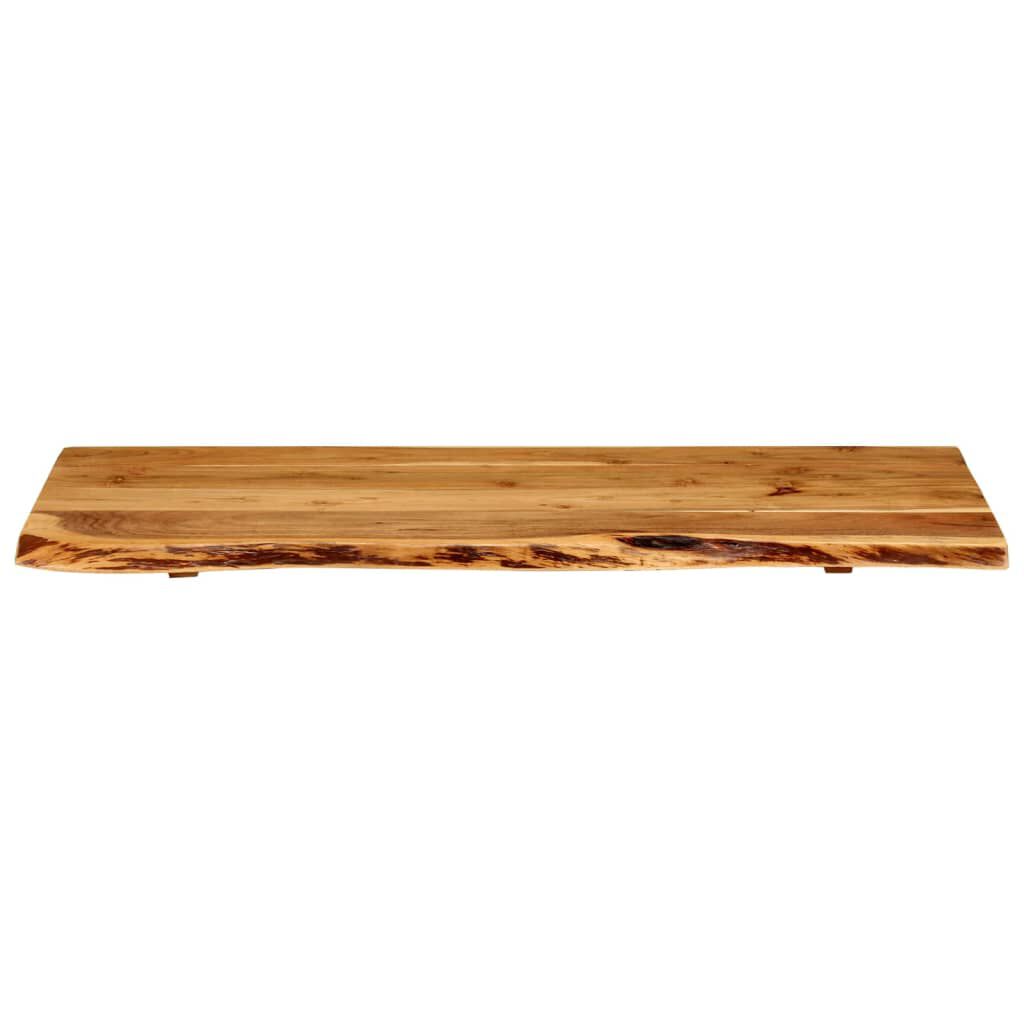 vidaXL سطح حوض غسيل الحمام خشب أكاسيا صلب 100×55×2.5 سم