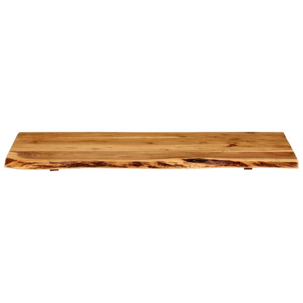 vidaXL سطح حوض غسيل الحمام خشب أكاسيا صلب 100×55×2.5 سم
