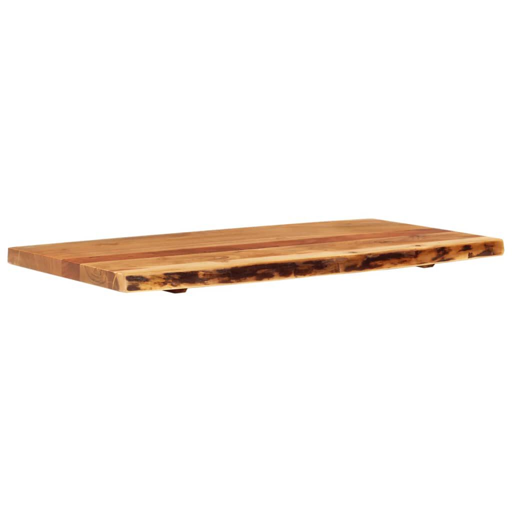 vidaXL سطح حوض غسيل الحمام خشب أكاسيا صلب 100×55×3.8 سم