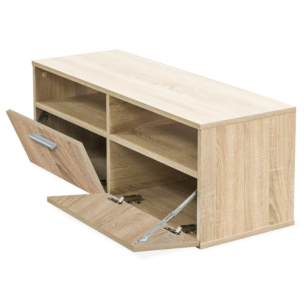 vidaXL خزانة تلفزيون خشب صناعي 36x35x95 سم أوك