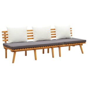 vidaXL سرير حديقة نهاري 200&times;65 سم خشب أكاسيا صلب