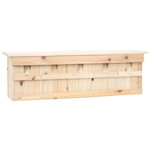 vidaXL بيت عصفور الدوري مع 5 حجيرات 68&times;15&times;21 سم خشب تنوب