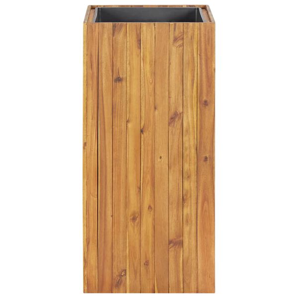 vidaXL حوض حديقة مرتفع 43.5×43.5×90 سم خشب أكاسيا صلب