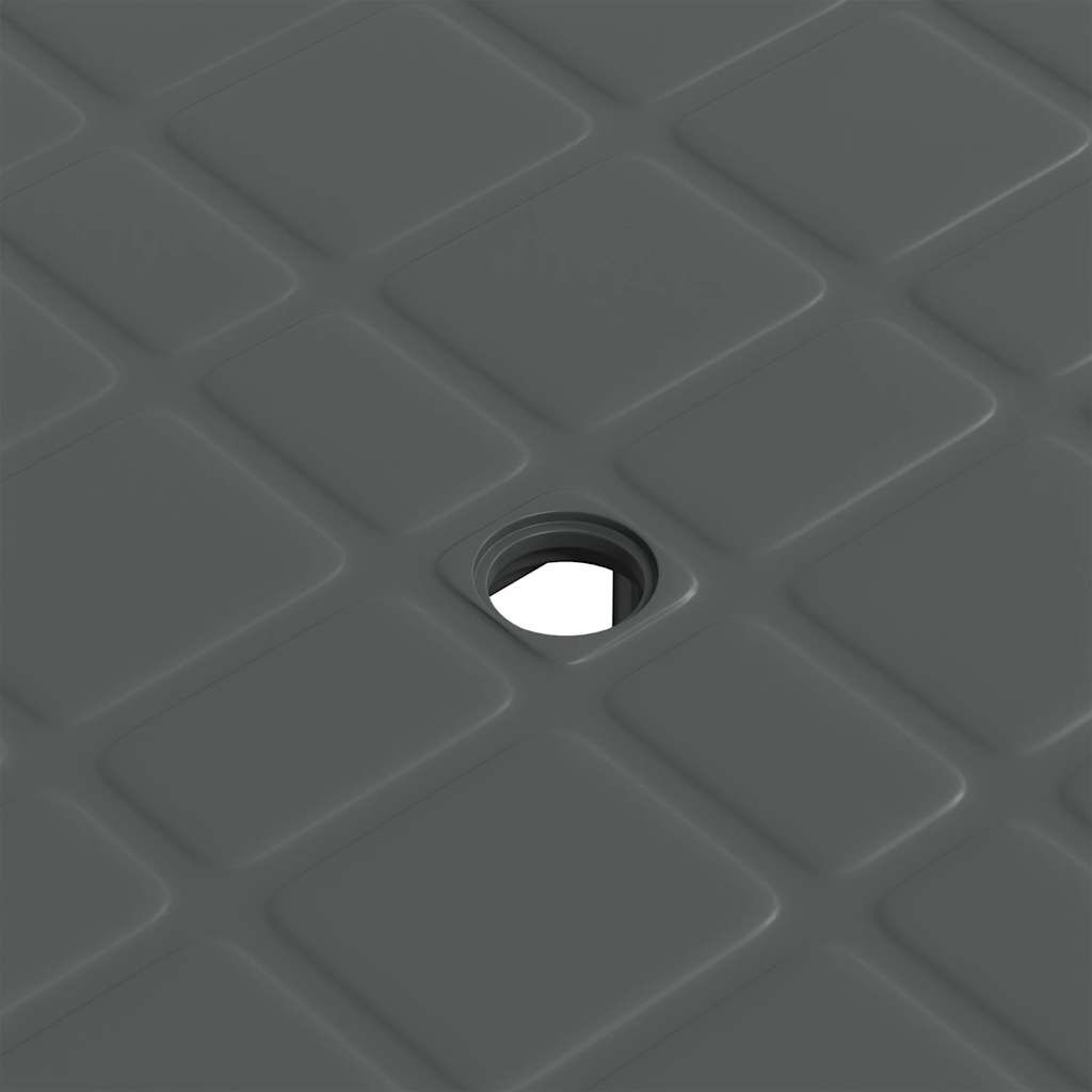 vidaXL طاولة حديقة أنثراسيت 80×75×72 سم بلاستيك