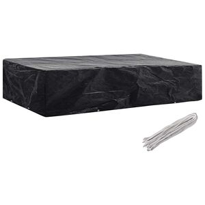 vidaXL غطاء كرسي حديقة للتشمس 8 فتحات تثبيت 55x77x218 سم