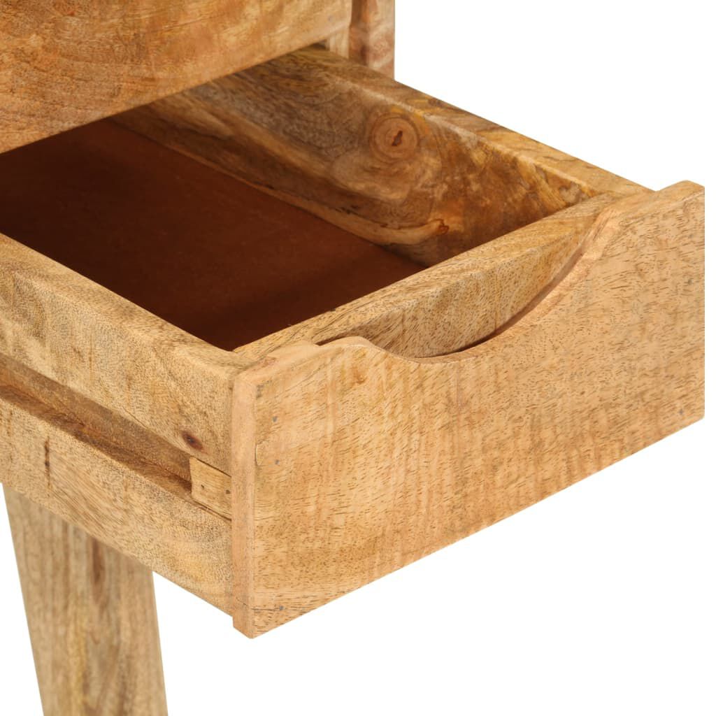 مكتب VidaXL مع أدراج 110x47x76 سم من الخشب الصلب والمانجو