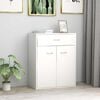 vidaXL خزانة جانبية لون أبيض 60&times;30&times;75 سم خشب صناعي