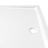 vidaXL قاعدة دش ABS مستطيلة لون أبيض 70×100 سم