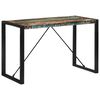 vidaXL طاولة طعام 120×55×76 سم خشب صلب مستصلح