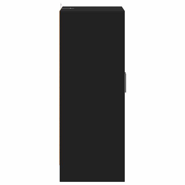 vidaXL خزانة أحذية أسود 60×35×92 سم خشب صناعي