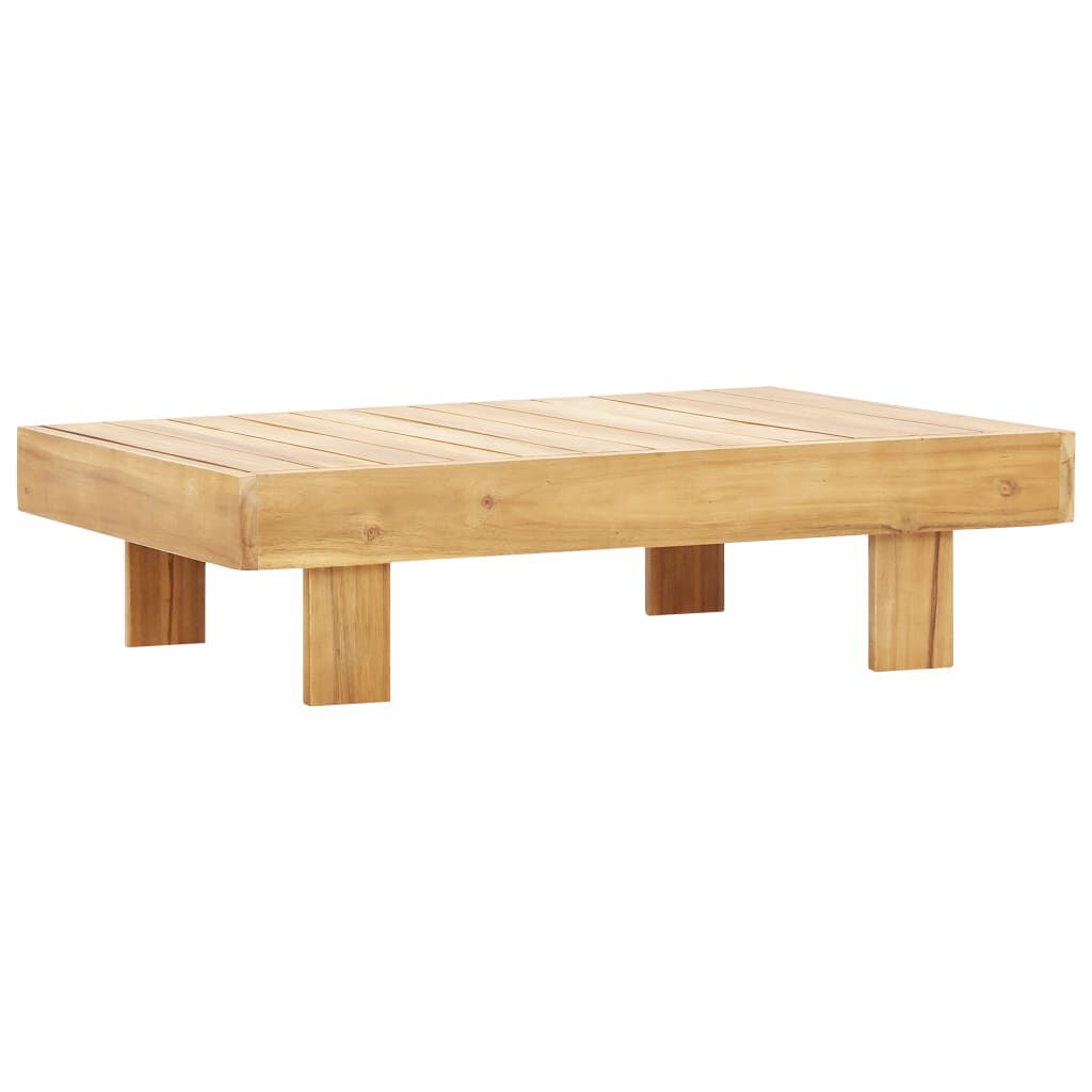 vidaXL طاولة قهوة 100×60×25 سم خشب أكاسيا صلب