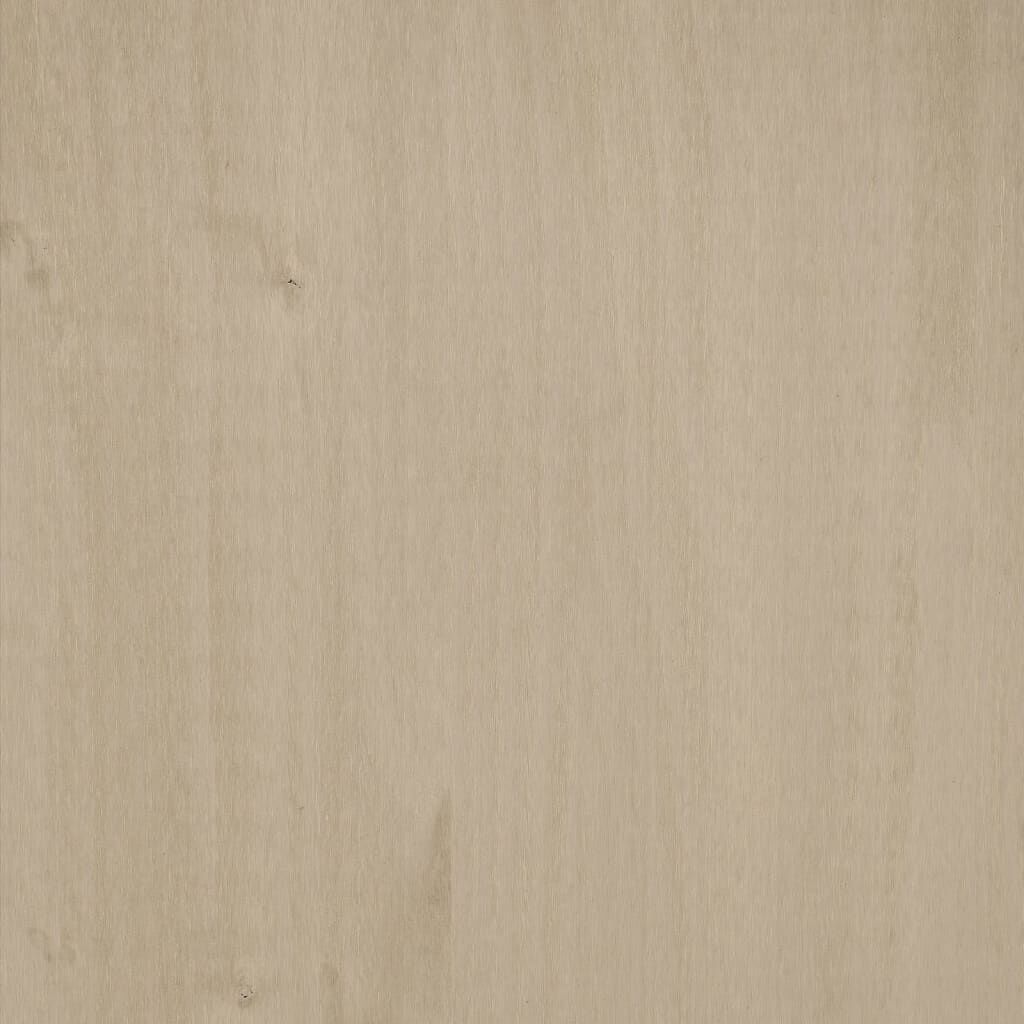 vidaXL طاولة قهوة بني عسلي 100×55×35 سم خشب صنوبر صلب
