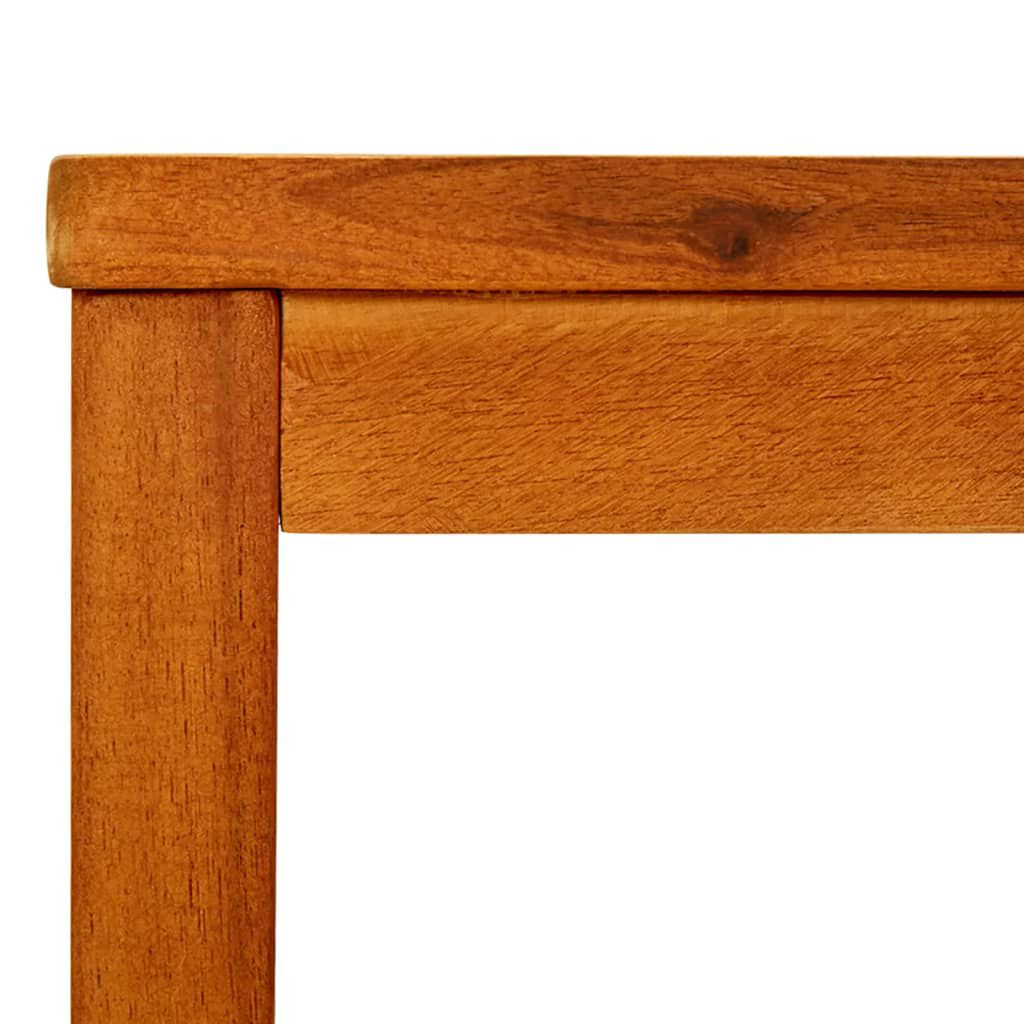 vidaXL طاولة قهوة 50×35×45 سم خشب أكاسيا صلب