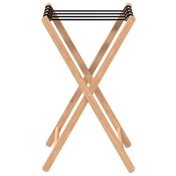 vidaXL حامل أمتعة 58x38x68,5 سم خيزران