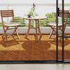 vidaXL بلاط أرضية 10 قطع 30×30 سم خشب أكاسيا صلب
