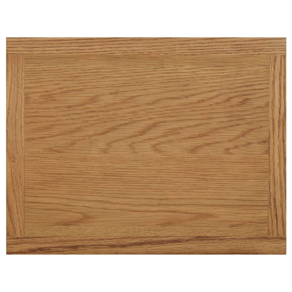 vidaXL طاولة مجلات 45×35×55 سم خشب بلوط صلب