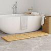 vidaXL سجاد حمام 2 ق 50x70 سم خيزران