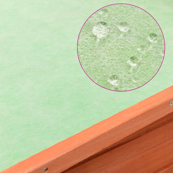 vidaXL قفص أرانب خارجي كبير قفص حيوانات أليفة بيت مزدوج