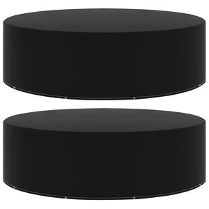 vidaXL أغطية أثاث حديقة 2 ق 10 فتحة تثبيت 325×90 سم