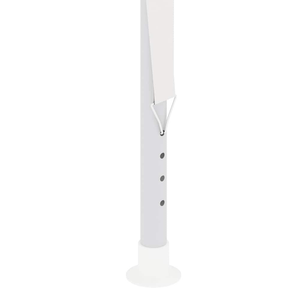 vidaXL خيمة حفلات احترافية بجدران جانبية 4×4 م أبيض 90 جم/م²