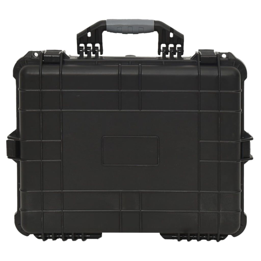 vidaXL حقيبة طيران محمولة أسود 55×43×21 سم بولي بروبيلين
