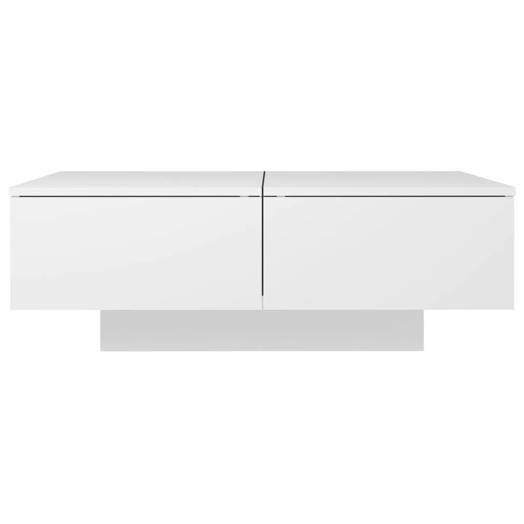 vidaXL طاولة قهوة لون أبيض 31x60x90 سم خشب صناعي