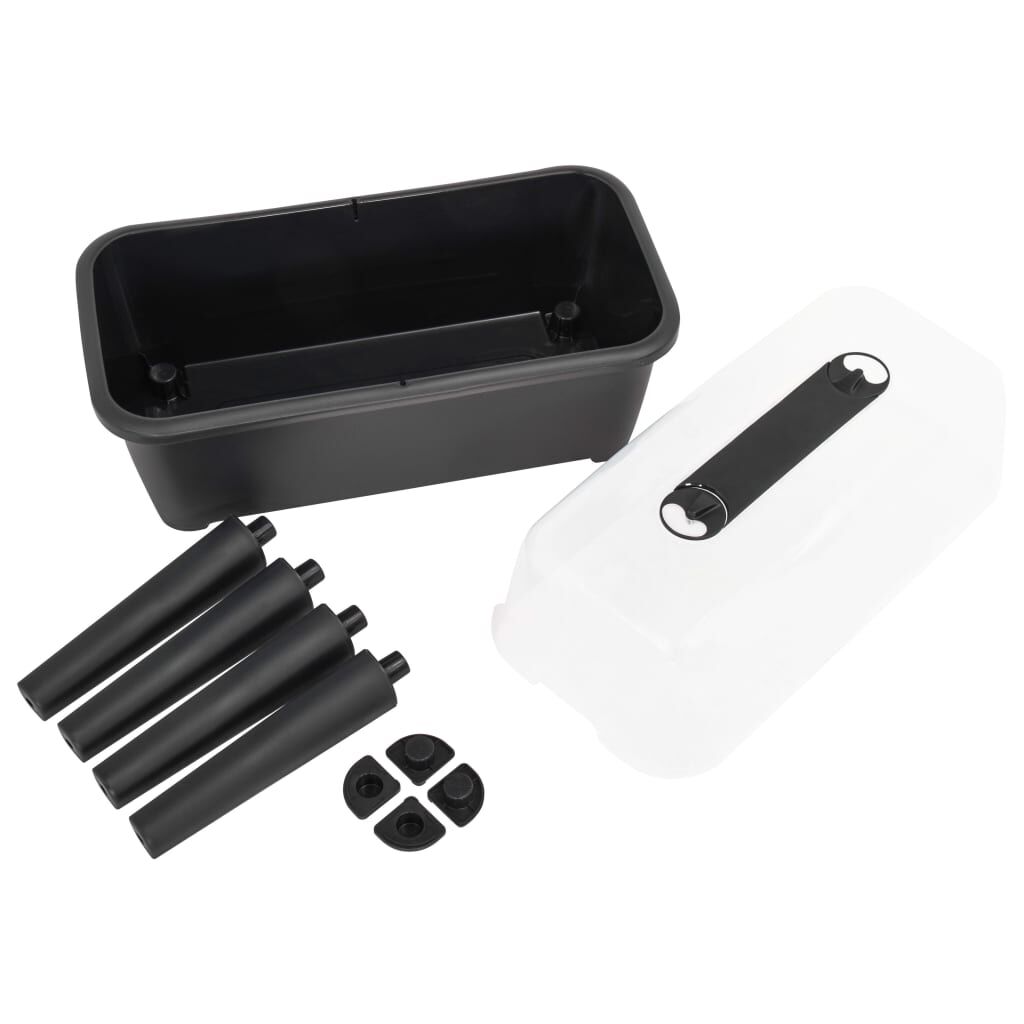 vidaXL حوض زرع مرتفع 77×38.7×82 سم بولي بروبيلين