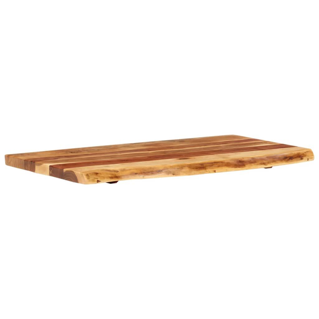 vidaXL سطح حوض غسيل الحمام خشب أكاسيا صلب 100×55×3.8 سم