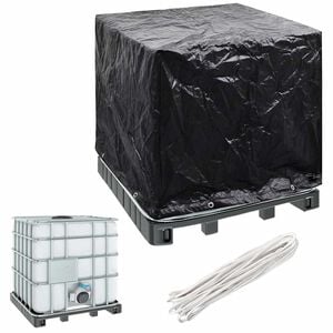 vidaXL غطاء حاوية السوائب الوسيطة (IBC) 8 ثقوب 116&times;100&times;120 سم