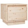 vidaXL خزانات جانب السرير 2 ق 35×34×32 سم خشب صنوبر صلب