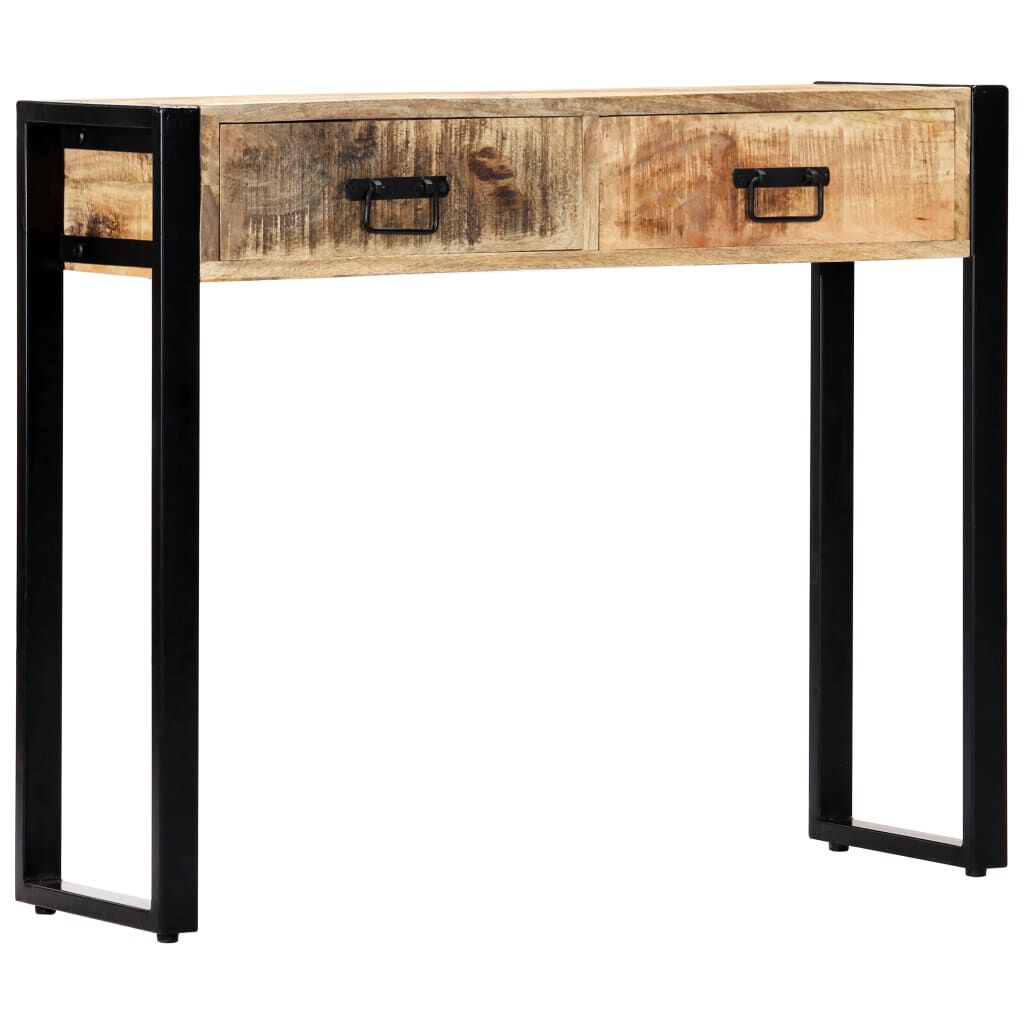 طاولة كونسول 75x30x90 سم خشب مانجو مصمت vidaXL