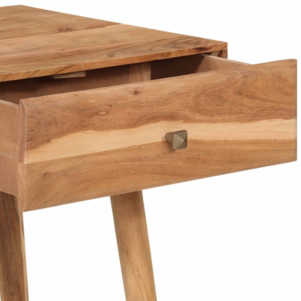 vidaXL مكتب 100×51×76 سم خشب أكاسيا صلب
