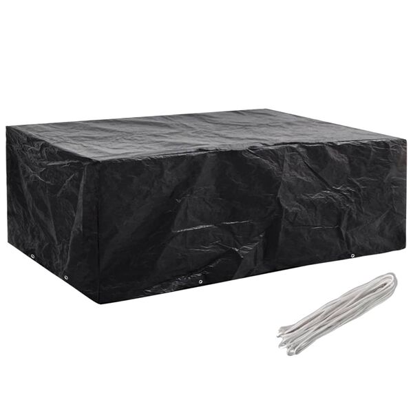 vidaXL غطاء أثاث حديقة 8 فتحات تثبيت 242&times;162&times;100 سم