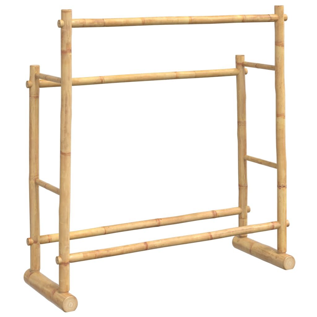 vidaXL حامل ملابس 100×30×100 سم خيزران