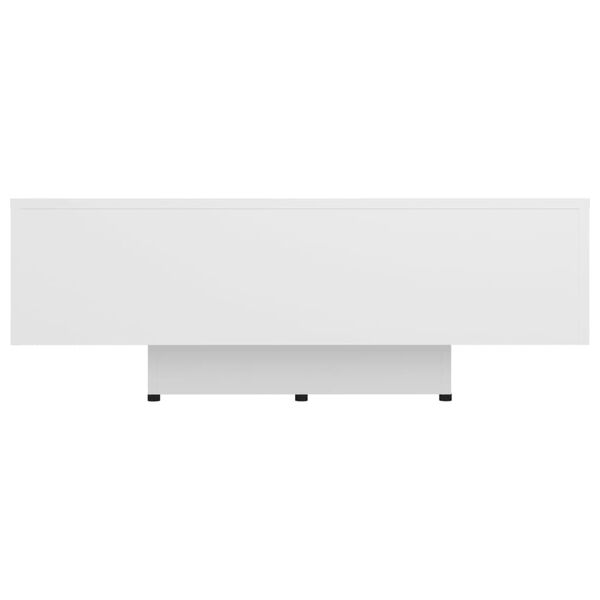 vidaXL طاولة قهوة لون أبيض 85×55×31 سم خشب صناعي