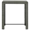 vidaXL طاولة بار للحديقة رمادي 100×60.5×110.5 سم بولي روطان