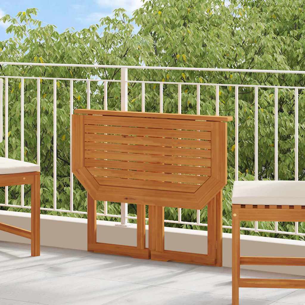 vidaXL طاولة بيسترو 90×50×75 سم خشب سنط صلب