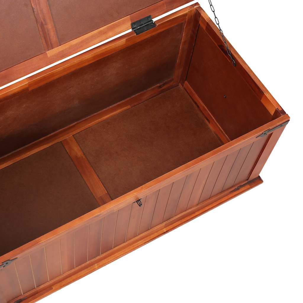 vidaXL صندوق تخزين 90×45×40 سم خشب أكاسيا صلب